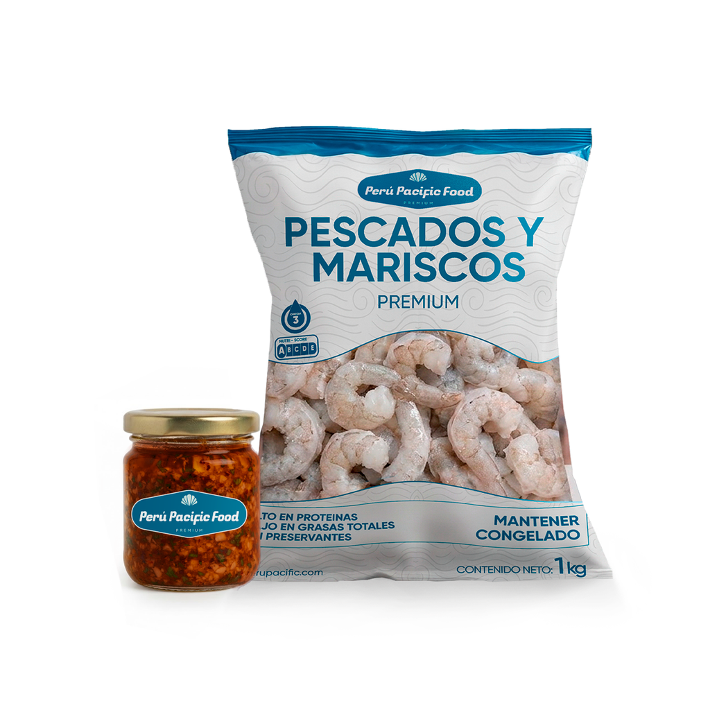 Langostino en salsa al Ajillo