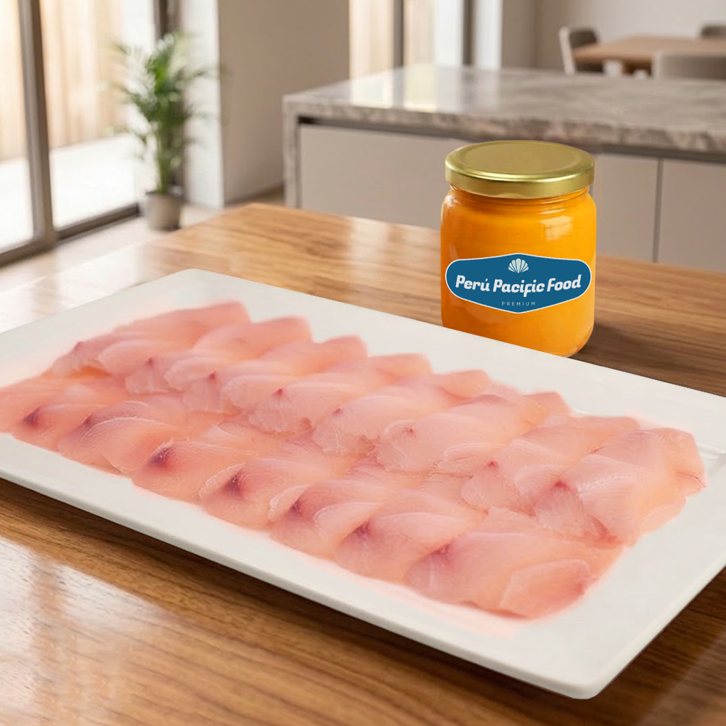 Tiradito de Corvina al Ají Amarillo