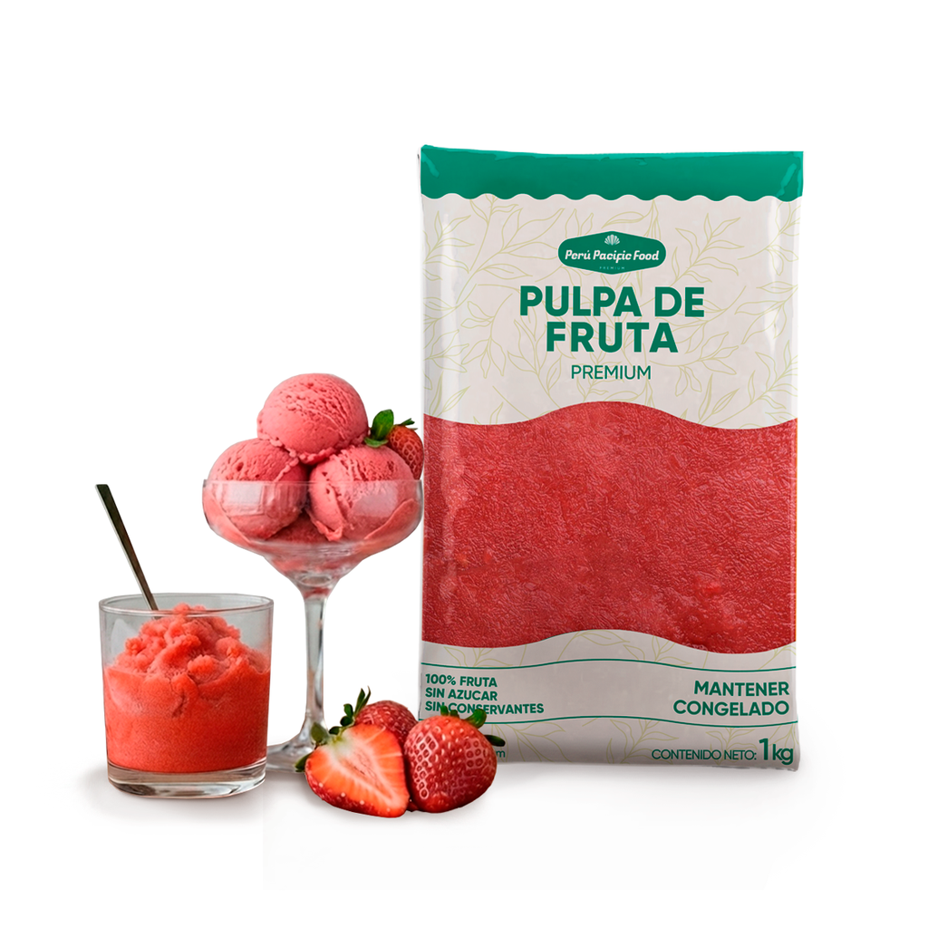 Pulpa de Fresa x 1 kg