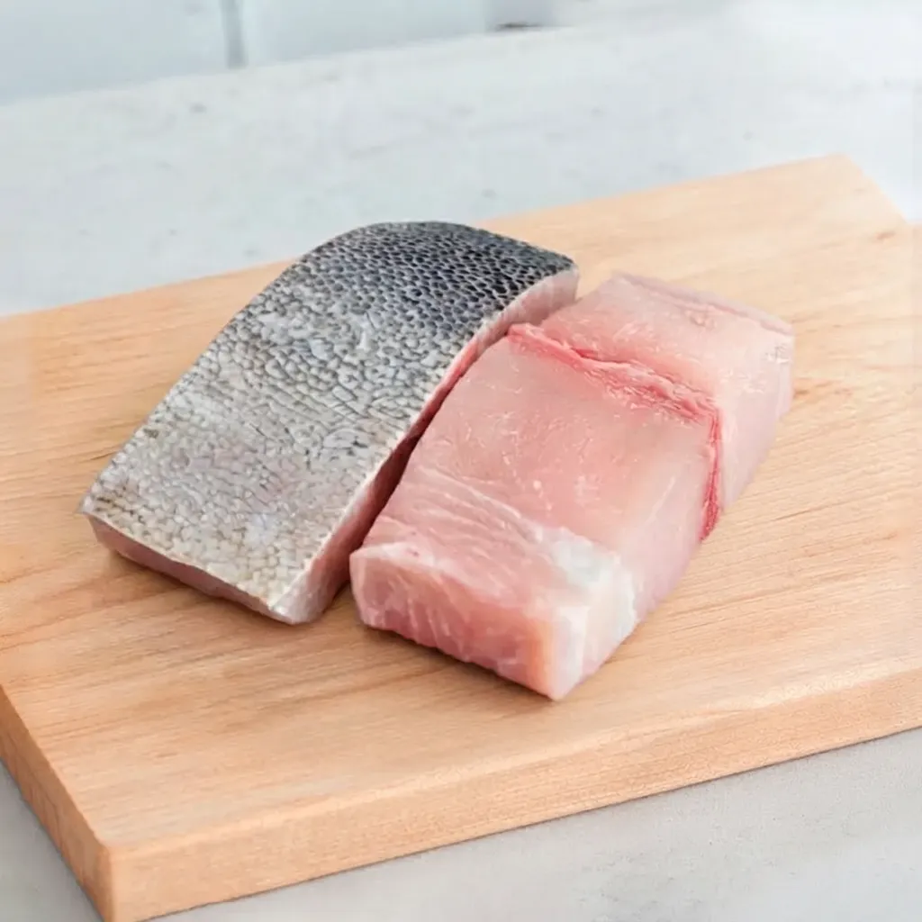 Porciones de corvina